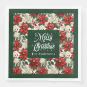 Chique Kerstkrans Servetten Persoonlijke Cadeau (Voorkant)