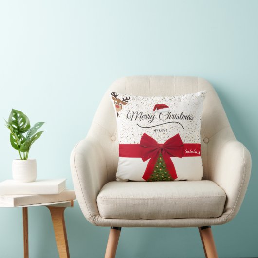 Chique Kerstmis Kussen (Stoel)