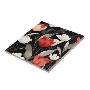 Chique keuken tulp keramische tegels tegeltje