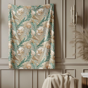 Chique kustdeken met subtiele maritieme charme fleece deken