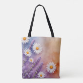 Chique Lavendel en Daisy Carryall Draagtas (Achterkant)