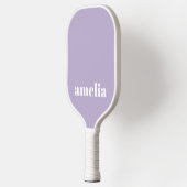 Chique Lavendel Paarse Monogram Pickleball Paddle (Links)