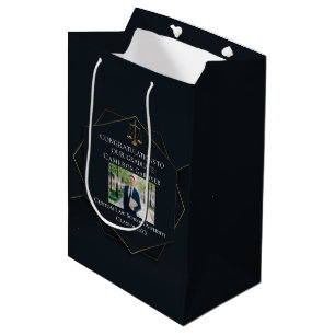 Chique Law School Foto Zwart Goud Afstudeerfeest Medium Cadeauzakje