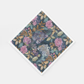 Chique Leopard floral Servet (Hoek)
