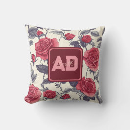 Chique Lieve Rozen Familie Kussen