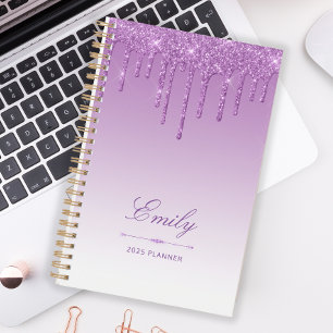 Chique luxe glittersuikers Purple Persoonlijke 202 Planner