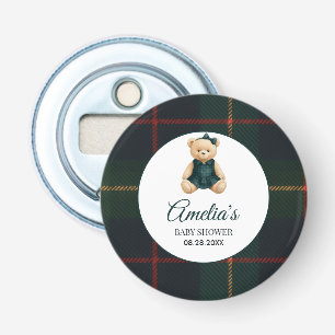 Chique Luxe Teddyshower Babyfeest Button Flesopener
