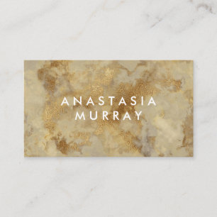 Chique Luxe Vintage Gouden Marmer Patroon Achtergr Visitekaartje
