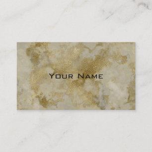 Chique luxe vintage gouden marmeren patroon achter visitekaartje