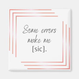 Chique Magnet voor uw favoriete taalliefhebber Magneet