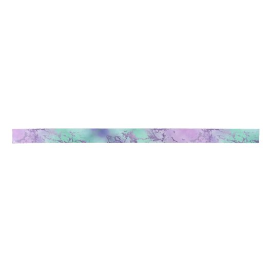 chique marmer | Lavendel Paarse en Mint Green Lint (Voorkant)