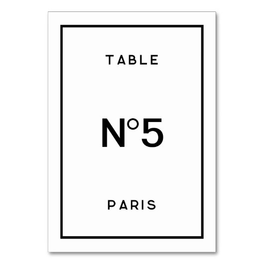 Chique minimale Franse zwart-wit bruiloft Kaart (Achterkant)