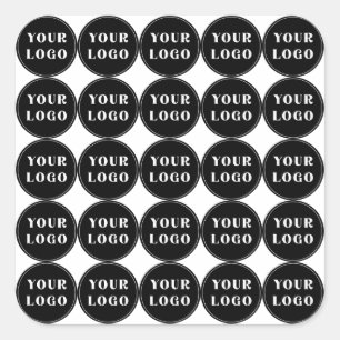 Chique, minimalistisch, stijlvol en vierkante sticker