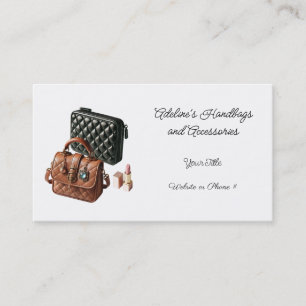 Chique Minimalistische Handtas Accessoires Zakelij Visitekaartje