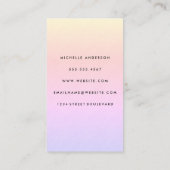 Chique Minimalistische Textuur Visitekaartje (Achterkant)