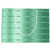 Chique mint linten boog bruidsfeest groot cadeauzakje (Achterkant)