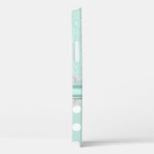 Chique Mintgroene Damast iPhone Case-Mate iPhone Case (Achterkant / Rechts)