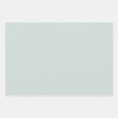 Chique Mintgroene Witte Harten Strikken Bruidsdouc Inpakpapier Vel (Voorkant 2)