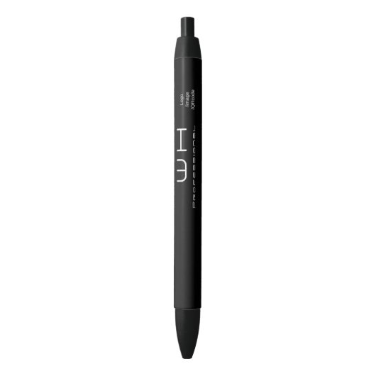 Chique Modern Business Zwart Zwarte Inkt Pen (Voorkant Verticaal)