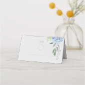 Chique moderne Blauwe Hydrangea Trouwtafel (Voorkant)