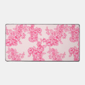 Chique moderne  bloemige botanische bureaumat (Voorkant)