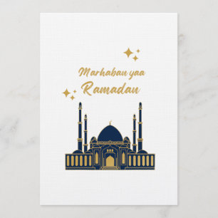 Chique Moderne Minimal Ramadan Groet Kaart