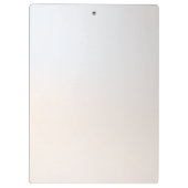 Chique moderne schoonheid minimalistisch lichtgeve klembord (Achterkant)