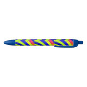 chique moderne stijlvolle chevrons zwarte inkt pen (Bodem)
