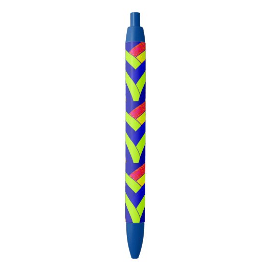 chique moderne stijlvolle chevrons zwarte inkt pen (Voorkant Verticaal)