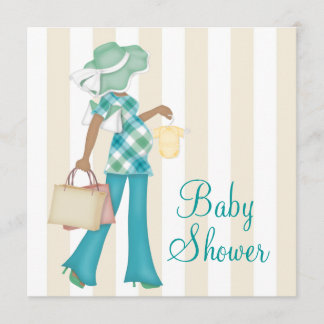 Chique Moeder Etnische Baby Shower Kaart