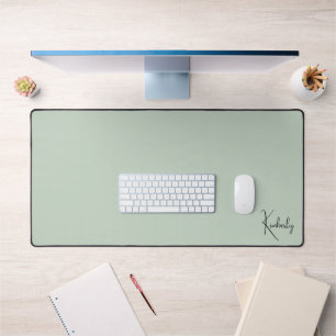 Chique Monogram Sage Groen Bureaumat