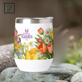 Chique Monogram Spring Bouquet Daffodil Tulp Daisy