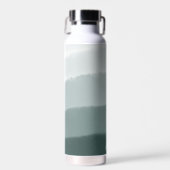 Chique monogram Waterverf gekalkte spar ombre Waterfles (Voorkant)