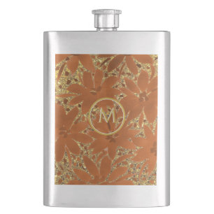 Chique Monogrammed Gouden Sprankel Flacon