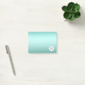 Chique muntmonogram post-it® notes (Kantoor)