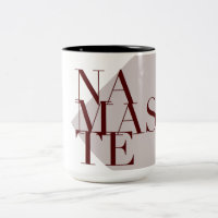 Chique Namaste Yoga geïnspireerd | Grote Mok