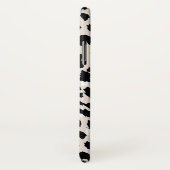 Chique natuurlijke en zwarte dierenprint met Stipp Case-Mate iPhone Case (Achterkant / rechts)