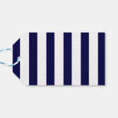 Chique Navy Blue Geniet van bruiloft gunst Labels Cadeaulabel (Achterkant Horizontaal)