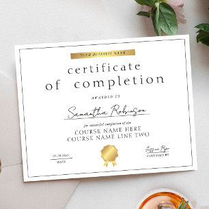 Chique nep-gouden certificeringscursusprijs