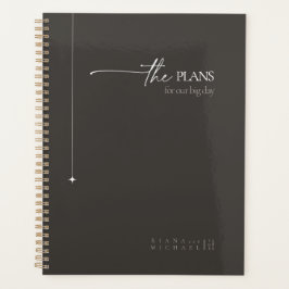 Chique Neutrals Trouwplannen Charcoal ID1020 Planner