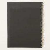 Chique Neutrals Trouwplannen Charcoal ID1020 Planner (Achterkant)