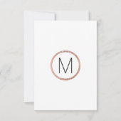 Chique onechte roze gouden tafelnummers (Achterkant)