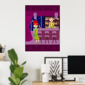 Chique ontmoetingsplek poster (Thuiskantoor)