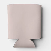 Chique Oversized Monogram Initiaal Roze Blikjeskoeler (Achterkant)