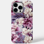 Chique Paarse Orchidee Floral Case-Mate iPhone Case (Achterkant)