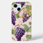 Chique Paarse, pastelroze en gouden druivenwijn Case-Mate iPhone Case (Achterkant)