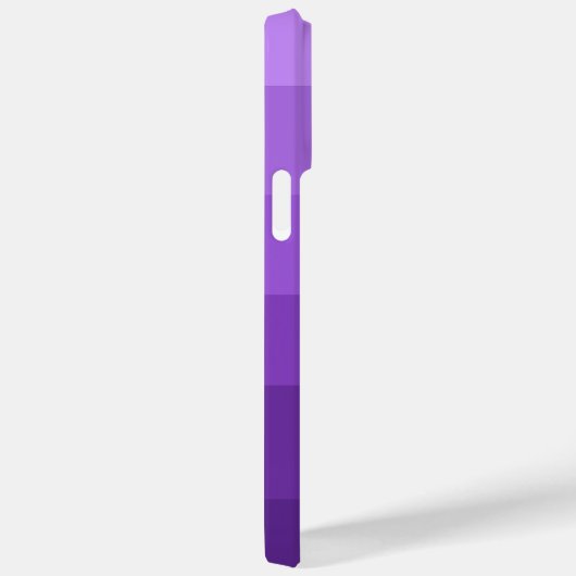 Chique Paarse verloop kleur blok gepersonaliseerd Case-Mate iPhone Case (Achterkant / Rechts)