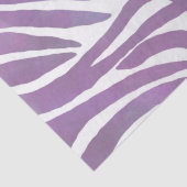 Chique Paarse Zebra Stripes Tissuepapier (Detail)
