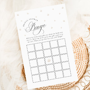 Chique Parels Bruidsfeest Cadeau Bingo Spel
