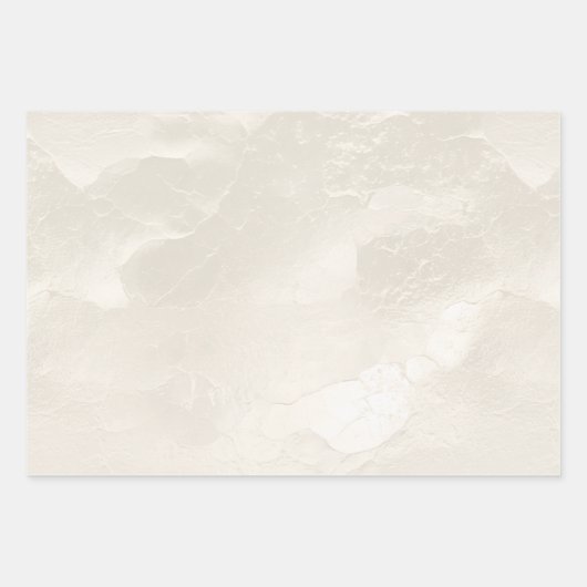 Chique parelwitte glam-ivoor roze trouw inpakpapier vel (Voorkant)